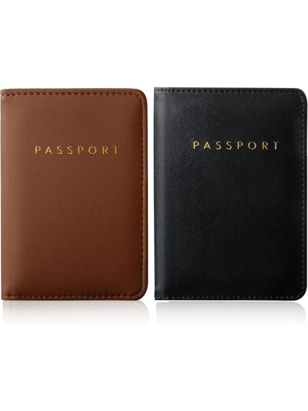 Waterproof Leather Passport Cover Holder Set | Travel Wallet Case for Men